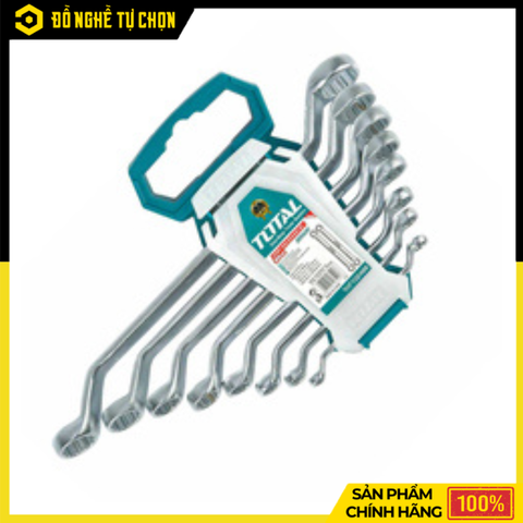 Bộ Cờ Lê 2 Đầu Vòng 8 Chi Tiết Total THT102486 (6–22mm) – Bền Bỉ, Chính Xác, Dễ Thao Tác | Hàng Chính Hãng, Có VAT