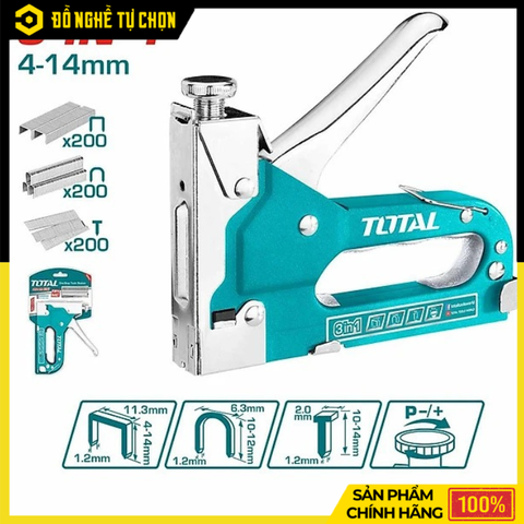 Dụng Cụ Bấm Ghim 3 Trong 1 Hiệu Total THT31143
