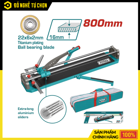Bàn Cắt Gạch 800mm Total THT578002 Cắt Chính Xác, Khung Chắc Chắn, Thao Tác Mượt Mà | Hàng Chính Hãng, Có VAT
