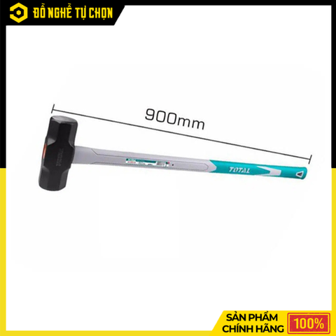 Búa Tạ Total THT750416 Cán Dài 900mm, Thép Carbon 45# Chịu Nhiệt, Đập Phá Mạnh Mẽ | Hàng Chính Hãng, Có VAT