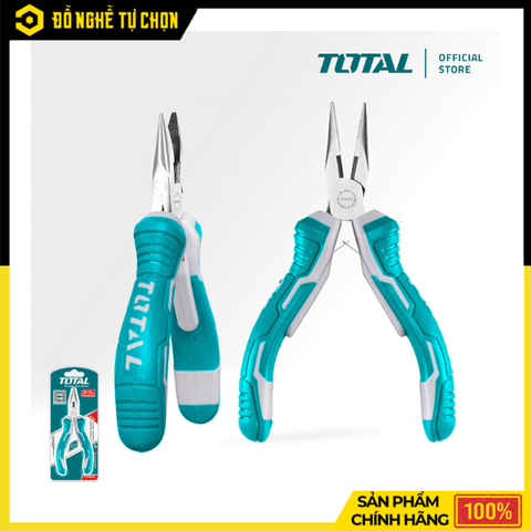 Kìm Mũi Nhọn Mini 115mm Total THTMN256 – Gọn Nhẹ, Chính Xác, Dễ Thao Tác | Hàng Chính Hãng, Có VAT