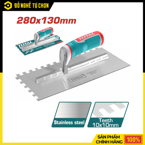 Bàn Chải Sơn Nước Total THTT81286 Thi Công Sơn Mịn Đẹp, Cầm Chắc Tay, Hoàn Thiện Nhanh Chóng | Hàng Chính Hãng, Có VAT