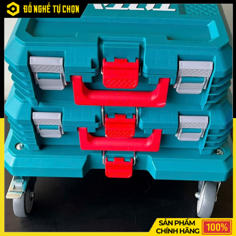 Xe Đẩy 4 Bánh Total THTWB61001 Kết Nối Thùng Đồ Nghề SUPER | Hàng Chính Hãng, Có VAT