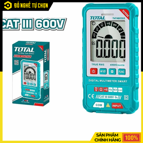 Đồng hồ đo điện vạn năng Total TMT460002 | Hàng Chính Hãng, Có VAT