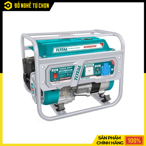 Máy Phát Điện Xăng 1.2kW Total TP115005 4 Thì OHV | Hàng Chính Hãng, Có VAT
