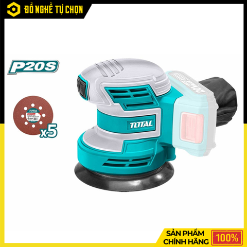 Máy Chà Nhám Tròn Pin 20V Total TROSLI2001 – Chà Mịn Nhanh, Làm Việc Linh Hoạt | Hàng Chính Hãng, Có VAT