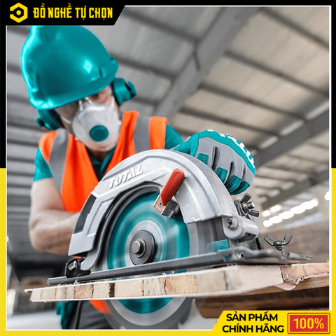 Máy Cưa Đĩa Tròn 185mm Total TS1161856 – Công Suất 1600W, Cắt Mạnh Mẽ, Chính Xác | Hàng Chính Hãng, Có VAT