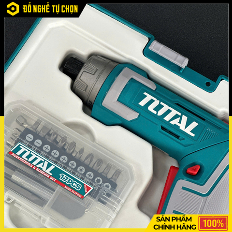 Máy siết vít cầm tay dùng pin Lithium-ion - Hiệu Total - Model: TSDLI08025 - 8V