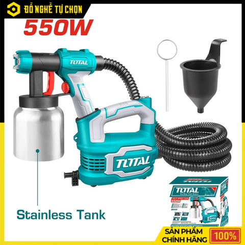 Máy Phun Sơn Total TT5006-2 500W Bình 800ml | Hàng Chính Hãng, Có VAT