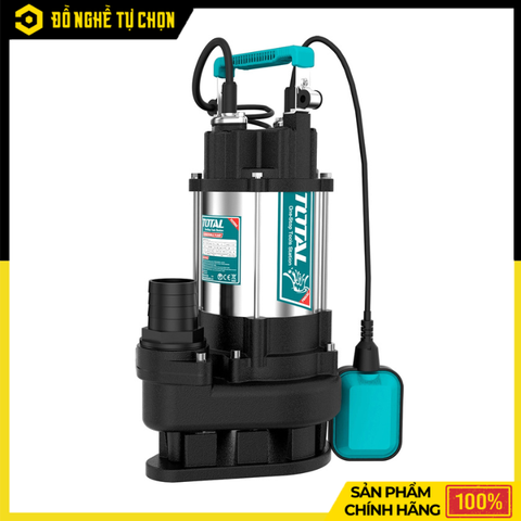Máy Bơm Chìm Nước Thải 750W Total TWP775016 – Công Suất Mạnh Mẽ, Bền Bỉ, Hoạt Động Ổn Định – Hàng Chính Hãng, Có VAT