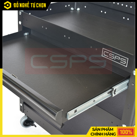 Hộc Kéo Xe Đẩy 03 Ngăn CSPS VNDUQ02001BB1 71cm Màu Đen, Khung Thép Chắc Chắn, Lưu Trữ Dụng Cụ Chuyên Nghiệp | Hàng Chính Hãng, Có VAT
