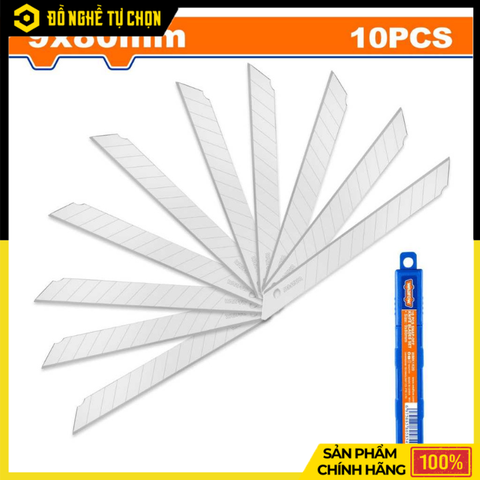 Bộ 10 Lưỡi Dao Rời 9x80mm WadFow WMK1K09 – Sắc Bén, Tiện Dụng | Hàng Chính Hãng, Có VAT