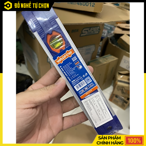Thước Thủy Mini 225mm Wadfow WSL4310 – Có Nam Châm, 3 Lọ Nước | Hàng Chính Hãng, Có VAT