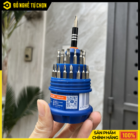 Bộ Tua Vít Đa Năng 31 Trong 1 WadFow WSS1J31 – Nhỏ Gọn, Đầy Đủ Đầu Vít, Sửa Chữa Tiện Lợi | Hàng Chính Hãng, Có VAT