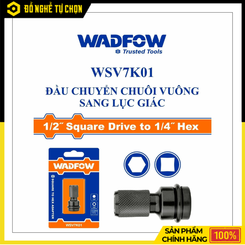 Đầu Chuyển Bu Lông Qua Vặn Vít Wadfow WSV7K01 (1/2