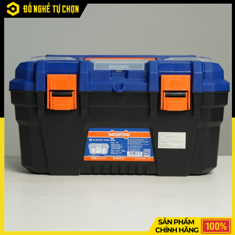 Thùng Đựng Đồ Nghề Wadfow WTB1316 16 Inch Khóa Nhựa – Không Gian Rộng, Sắp Xếp Gọn Gàng Hàng Chính Hãng, Có VAT