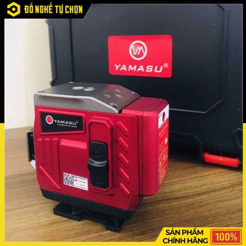 Máy Cân Bằng Laser 12 Tia Xanh Yamasu YMS-12D 360° | Hàng Chính Hãng, Có VAT