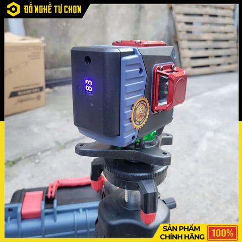 Máy Cân Mực Laser Xanh 360° Yamasu YMS-12DCP – 2 Tia Đứng + 1 Tia Ngang – Cảm Ứng, Có Remote | Hàng Chính Hãng Có VAT