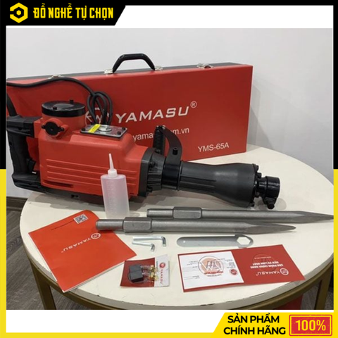 Máy Đục Bê Tông Đứng Yamasu YMS-65A 2000W Mạnh Mẽ Đục Sâu 30mm | Hàng Chính Hãng, Có VAT