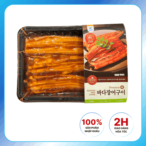 Lươn Biển Nướng Sốt Ớt Đỏ Dành Cho Các Tín Đồ Mê Ăn Cay - Eunha Hàn Quốc 200Gram