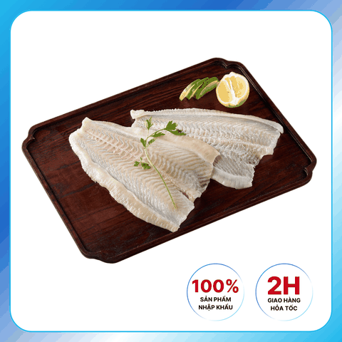 Phi Lê Cá Bơn Cao Cấp Hàn Quốc - Tiêu chuẩn nhà hàng - Ngọt Thịt, Mềm Dai 250gram