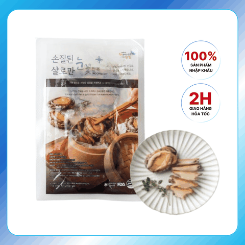 Thịt Bào Ngư Dashima Hấp Sẵn Bổ Dưỡng (Túi 3 Con) 80g