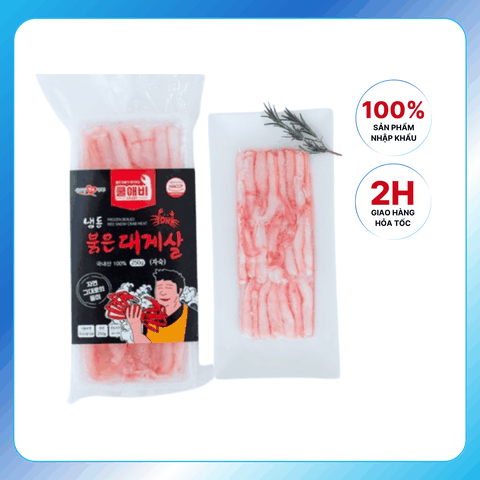 Thịt Chân Cua Đông Lạnh Hàn Quốc Cao Cấp Tiện Lợi 250g
