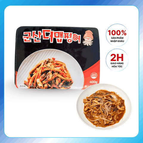 Mực Xào Cay Hàn Quốc 400g