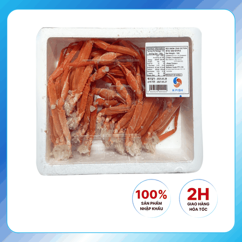 Chân Cua Tuyết Đông Lạnh Còn Vỏ Nhập Khẩu Hàn Quốc 1kg