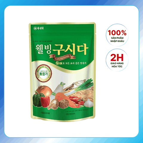 Bột Nêm Cao Cấp Vị Cá Minh Thái Khô và Rau Củ Tự Nhiên 150g