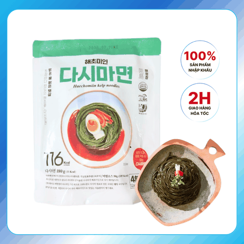 Mì Tảo Bẹ Kèm Sốt Bibim – Kelp Noodle Bibim Sauce 230g