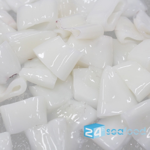 Mực ống cắt khoanh