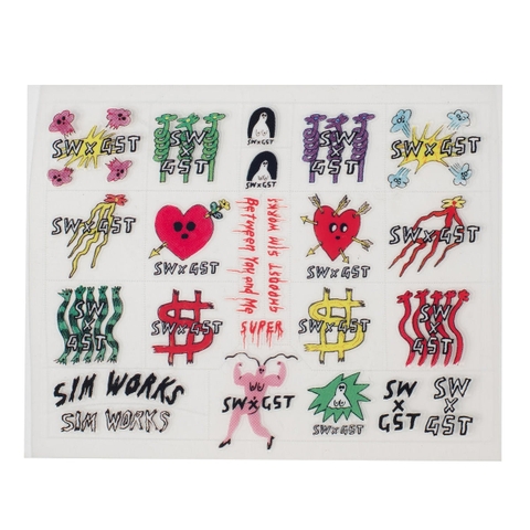 Decal SimWorks x Ghooost Ride Me to the Moon Decal Kit