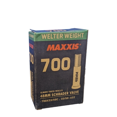 Ruột/Săm Xe Đạp Maxxis Welterweight 700 x 33/50c Van Pháp F/V 48mm