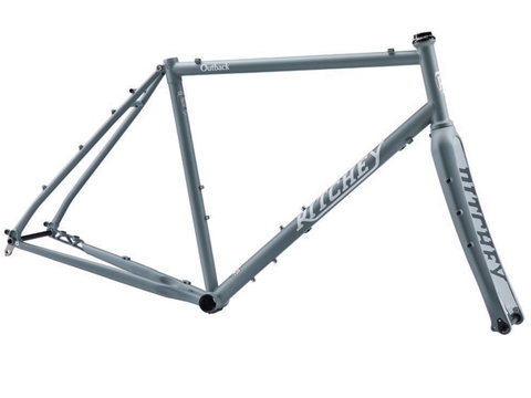 Khung Xe Đạp Ritchey Outback Di2 Frameset | Gray+White