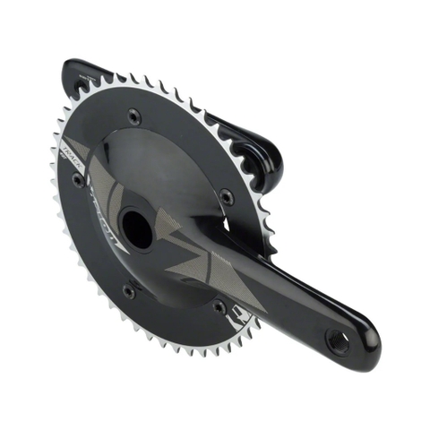 Giò Xe Đạp Vision Track Crankset | Black | 165mm | Single Speed, 49t, 144 BCD, 386 EVO Spindle Interface