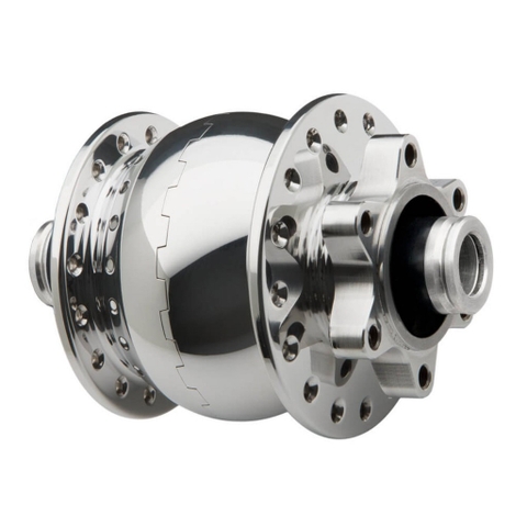 SON 28 Disc 6-bolt | Polished – 32H | 12×100 Hub Dynamo