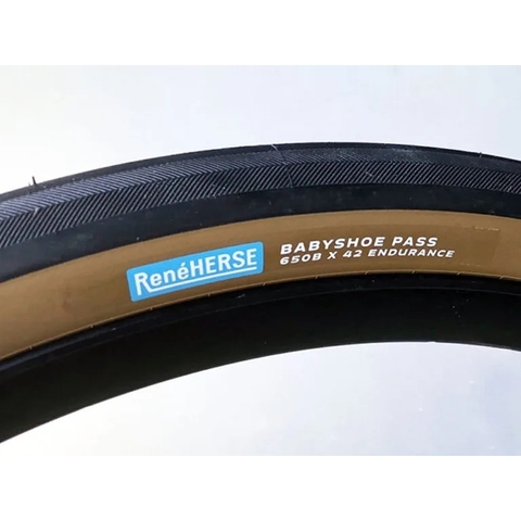 Vỏ Xe Đạp Rene Herse Babyshoe Pass TC Tire | 650Bx42 | Endurance Casing (one tire)