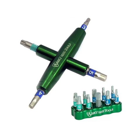 Abbey Bike Tools 4-Way Multi-Tool with Interchangeable Bits