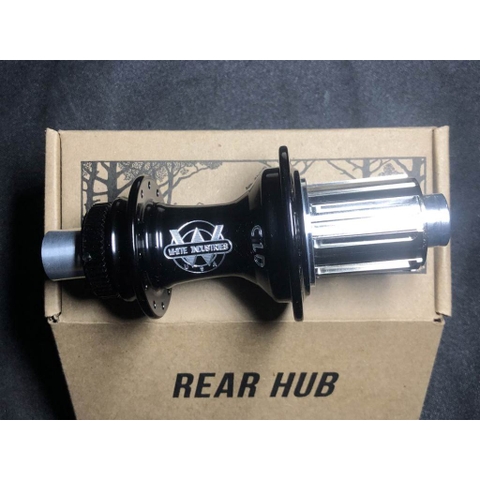 White Industries CLD Rear Hub | 12×142/24H | Shimano HG | Black