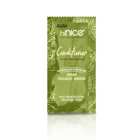 Dây Kem Xả Bưởi hiNICE giúp tóc mềm mượt, phục hồi tóc hư tổn-Dây xả bưởi[Dây 10 gói]