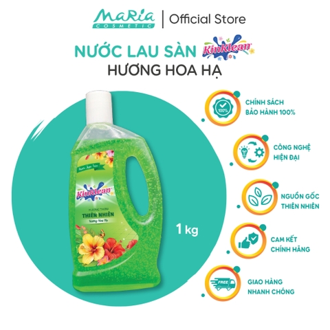 Nước lau sàn KinKlean hương Hoa Hạ 1kgx12 chai