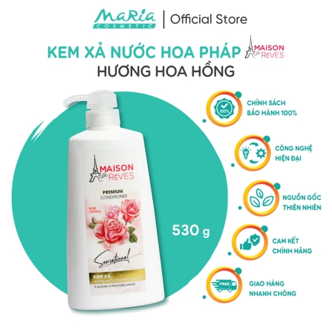 Kem xả Maison De Rêves hoa Hồng ( ROSE CRYSTAL ) 530gx20 chai