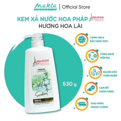 Kem xả Maison De Rêves hoa Lài ( JASMINE CRYSTAL ) 530gx20 chai