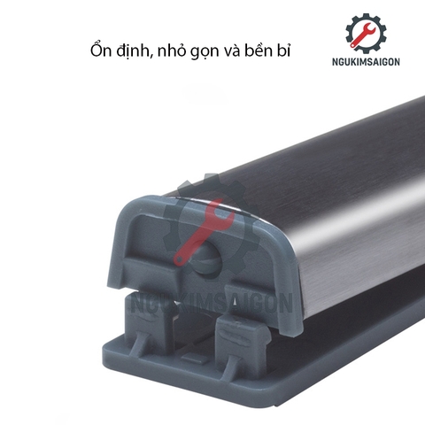 Dụng Cụ Nhấn Mở Hít Cánh Tủ Nam Châm Inox, Chốt Nút Hít Nam Châm Nhấn Nhả Mở Cửa Tủ, Chốt Nhấn Mở Cánh Tủ KHOA-11