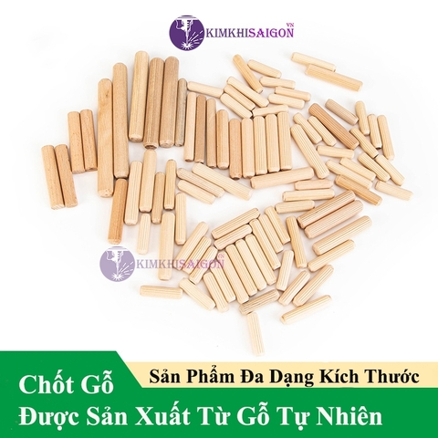 Chốt Gỗ 8mm, Gỗ Tròn Phi 8, Chốt Gỗ Loại A Nhiều Kích Thước 8*15mm, 8*20mm, 8*25mm, 8*35mm, 8*40mm Chot-03
