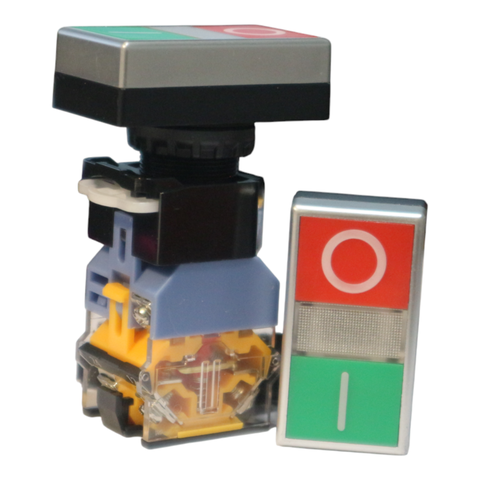 CÔNG TẮC 2 NÚT NHẤN NHẢ CML LA39-11D RG