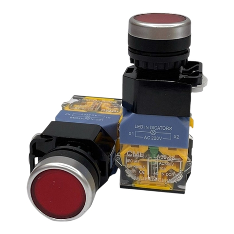 CÔNG TẮC NÚT NHẤN NHẢ CÓ ĐÈN CML LA39-11D