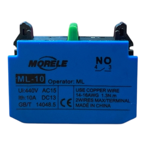 TIẾP ĐIỂM NO MORELE ML-10