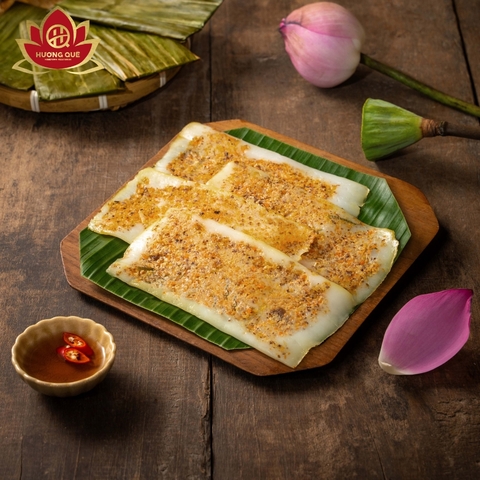 FLAT STEAMED RICE DUMPLINGS (VEGAN) - BÁNH NẬM CHAY 350g